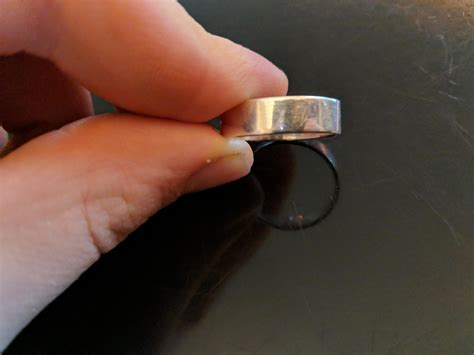 scratches on silver ring|how does silver get scratched.